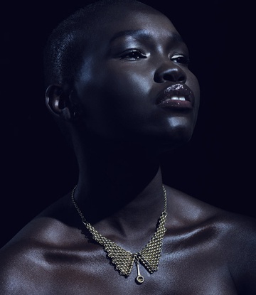 Icy-grey was the colour of her glare